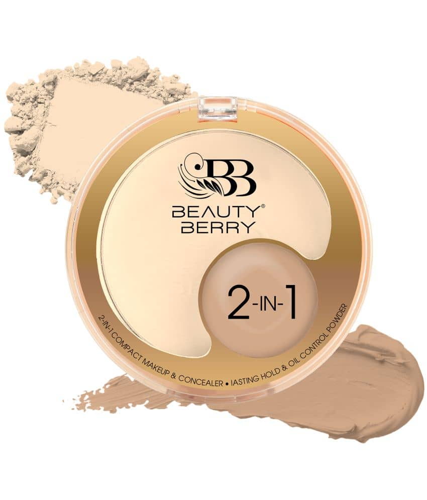 Beauty Berry Oil Control BB Double Powder 2 IN 1 Pressed Powder Light 3 g
