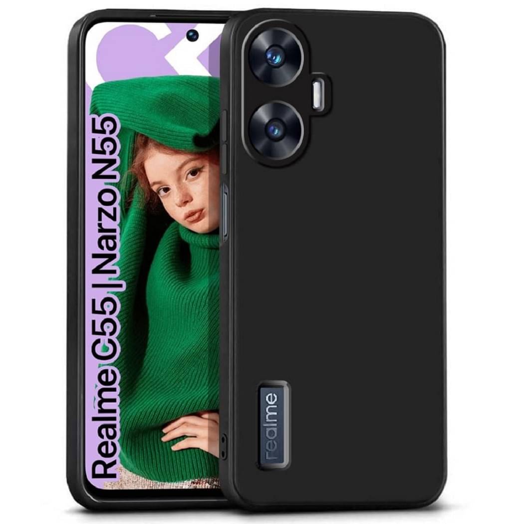 Case Vault Covers Silicon Soft cases Compatible For Silicon Realme C55 ( Pack of 1 ) Case Vault Covers Silicon Soft cases Compatible For Silicon Realme C55 ( Pack of 1 )