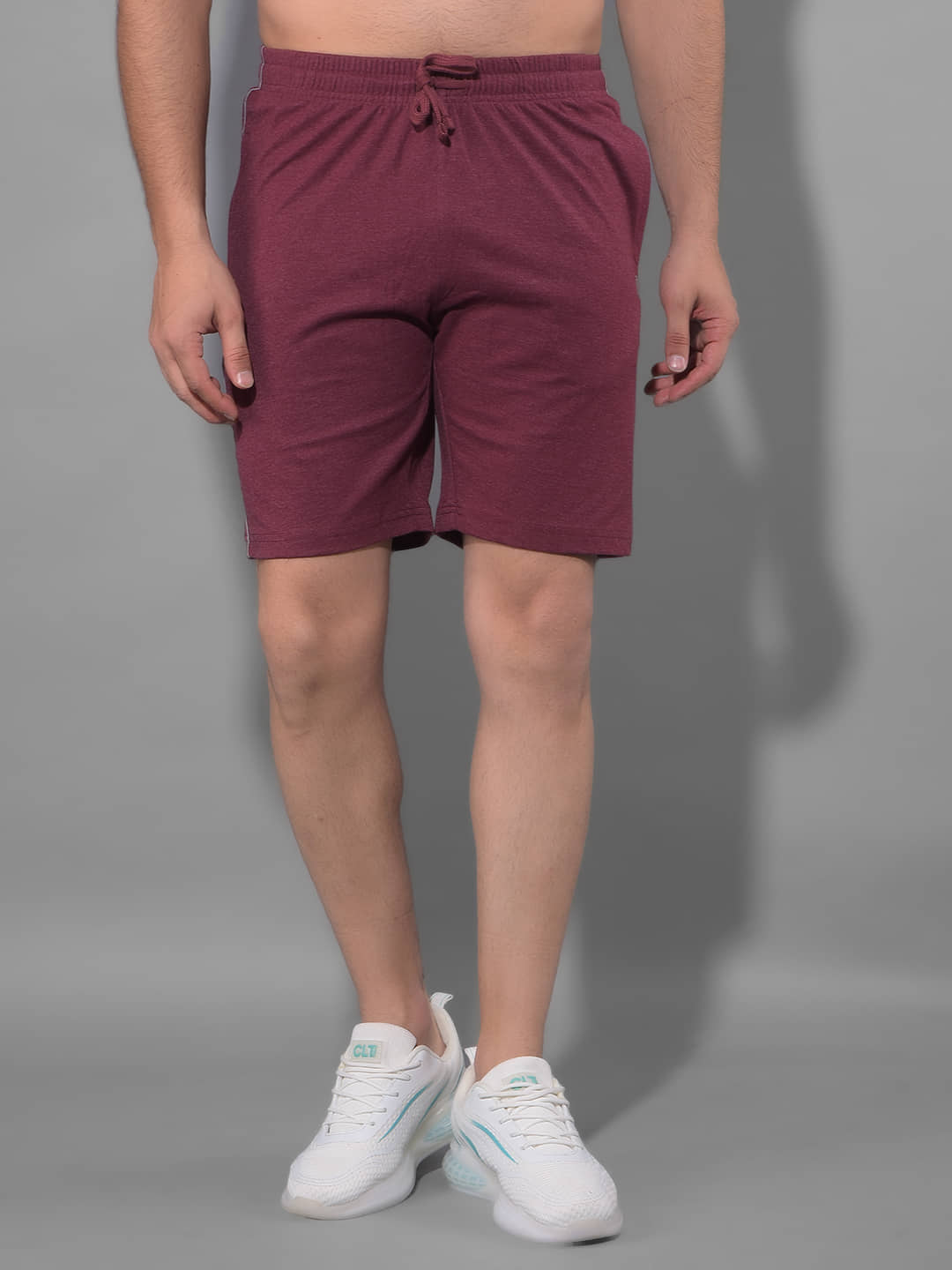 Dollar Maroon Cotton Blend Men's Shorts ( Pack of 1 ) - Shorts | Buy online on ZillyBuy