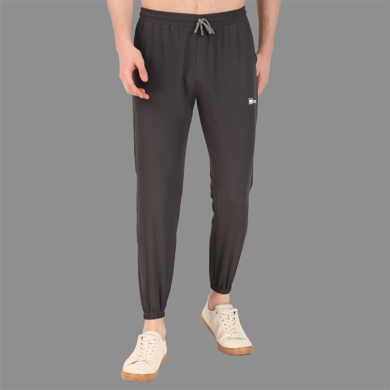 IDASS Grey Nylon Men's Joggers ( Pack of 1 ) - Track Pants | Buy online on ZillyBuy