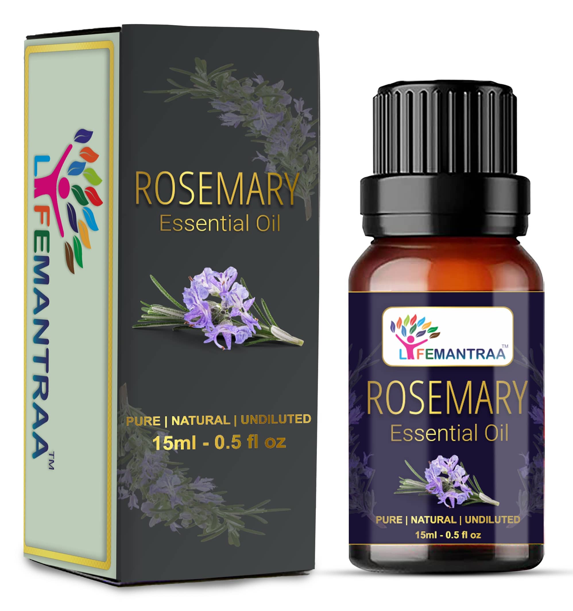 LIFEMANTRAA Rosemary Essential Oil 15 mL ( Pack of 1 )