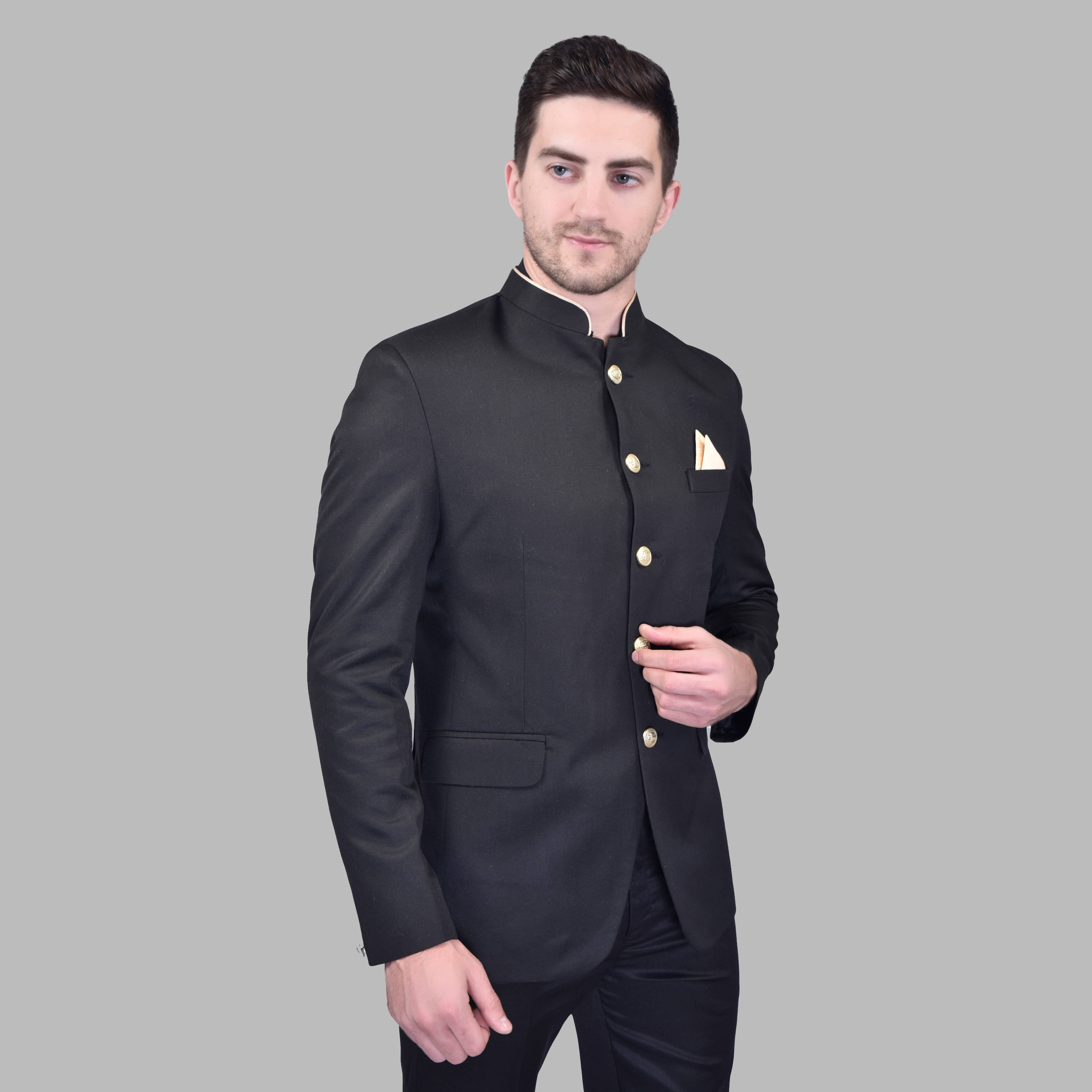     			PRINTCULTR Cotton Blend Men's Blazer - Black ( Pack of 1 )