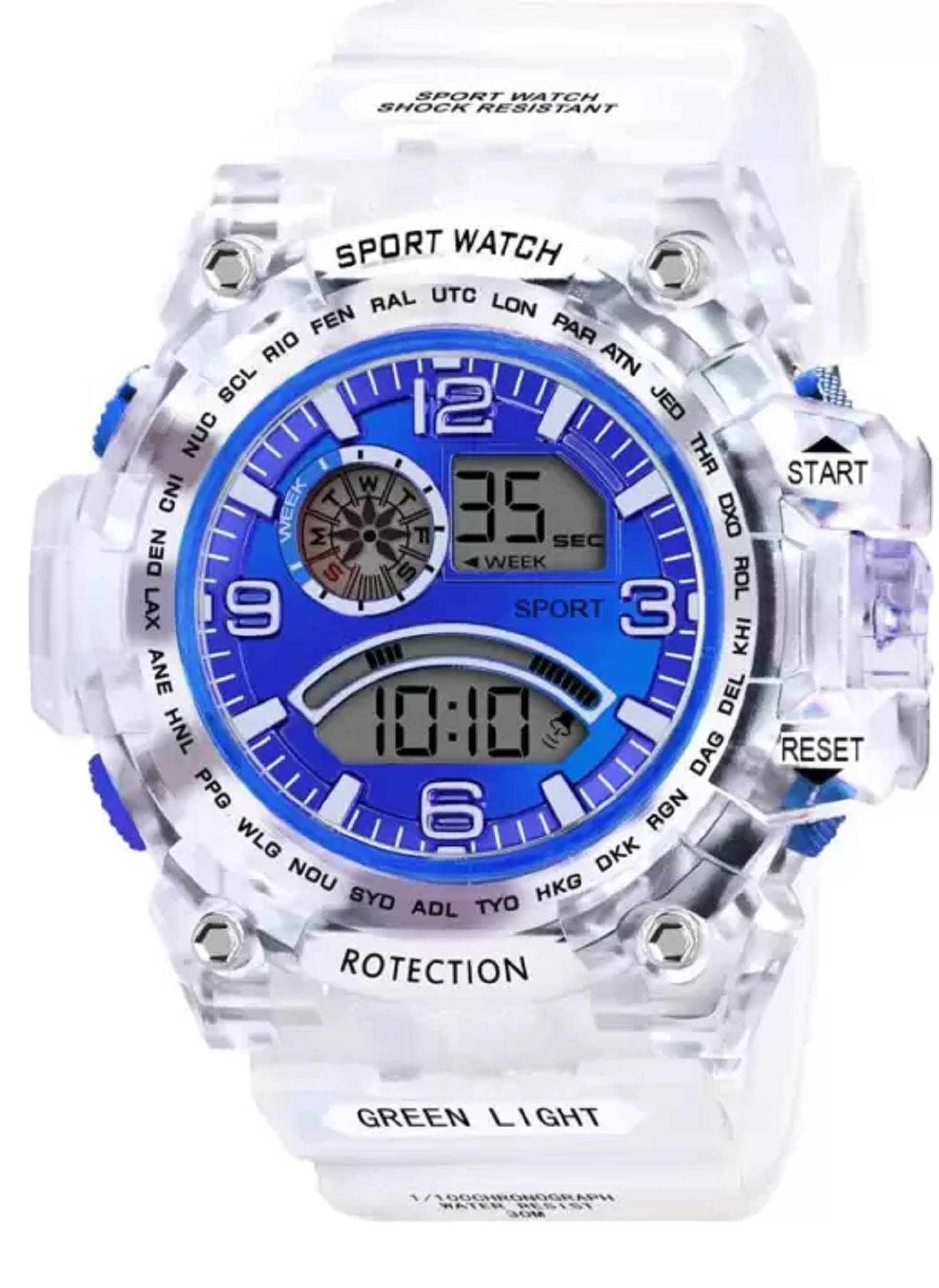     			Viser Blue Dial Digital Boys Watch ( Pack of 1 )