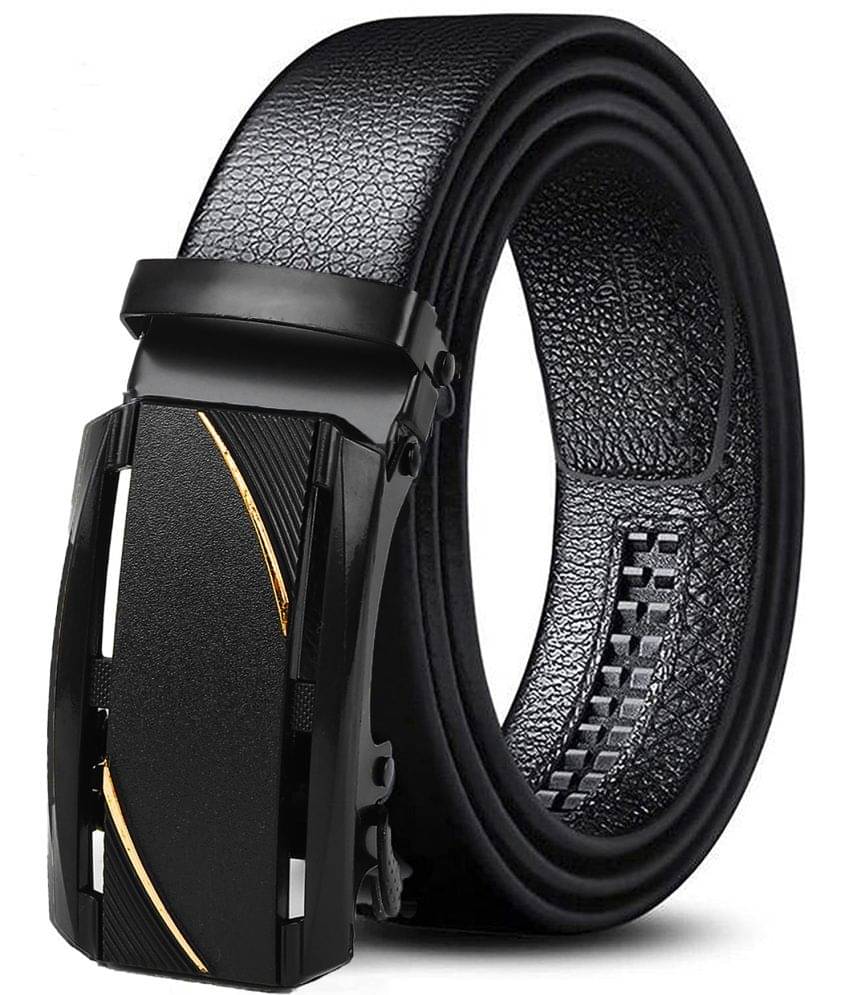     			Zoro - Black Faux Leather Men's Casual Belt ( Pack of 1 )