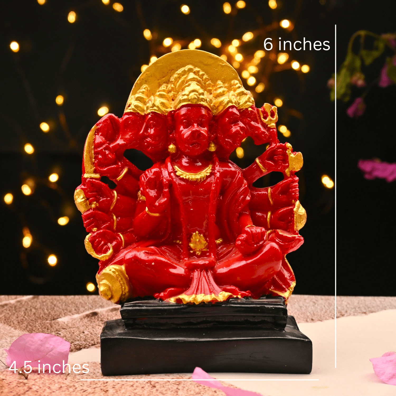 ServDharm Resin Lord Hanuman Idol ( 15.24 cm ) ServDharm Resin Lord Hanuman Idol ( 15.24 cm )