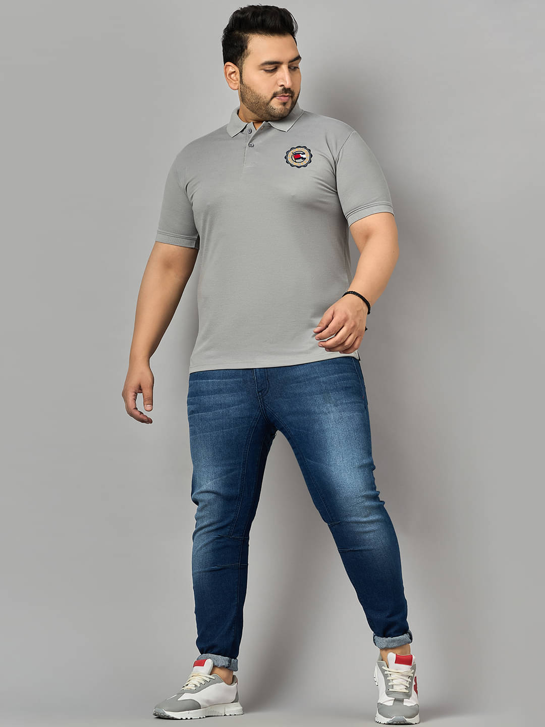 zigo Pack of 1 Cotton Blend Regular Fit Solid Half Sleeves Men's Polo T Shirt ( Grey ) zigo Pack of 1 Cotton Blend Regular Fit Solid Half Sleeves Men's Polo T Shirt ( Grey )