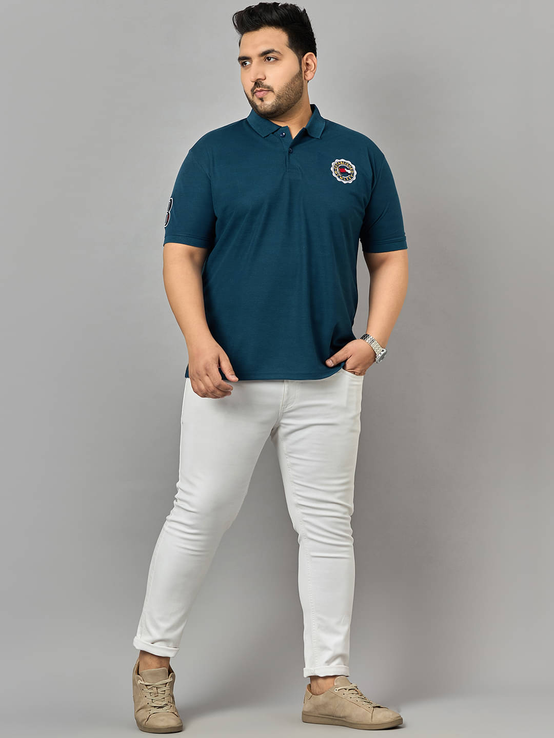 zigo Pack of 1 Cotton Blend Regular Fit Solid Half Sleeves Men's Polo T Shirt ( Navy Blue ) zigo Pack of 1 Cotton Blend Regular Fit Solid Half Sleeves Men's Polo T Shirt ( Navy Blue )