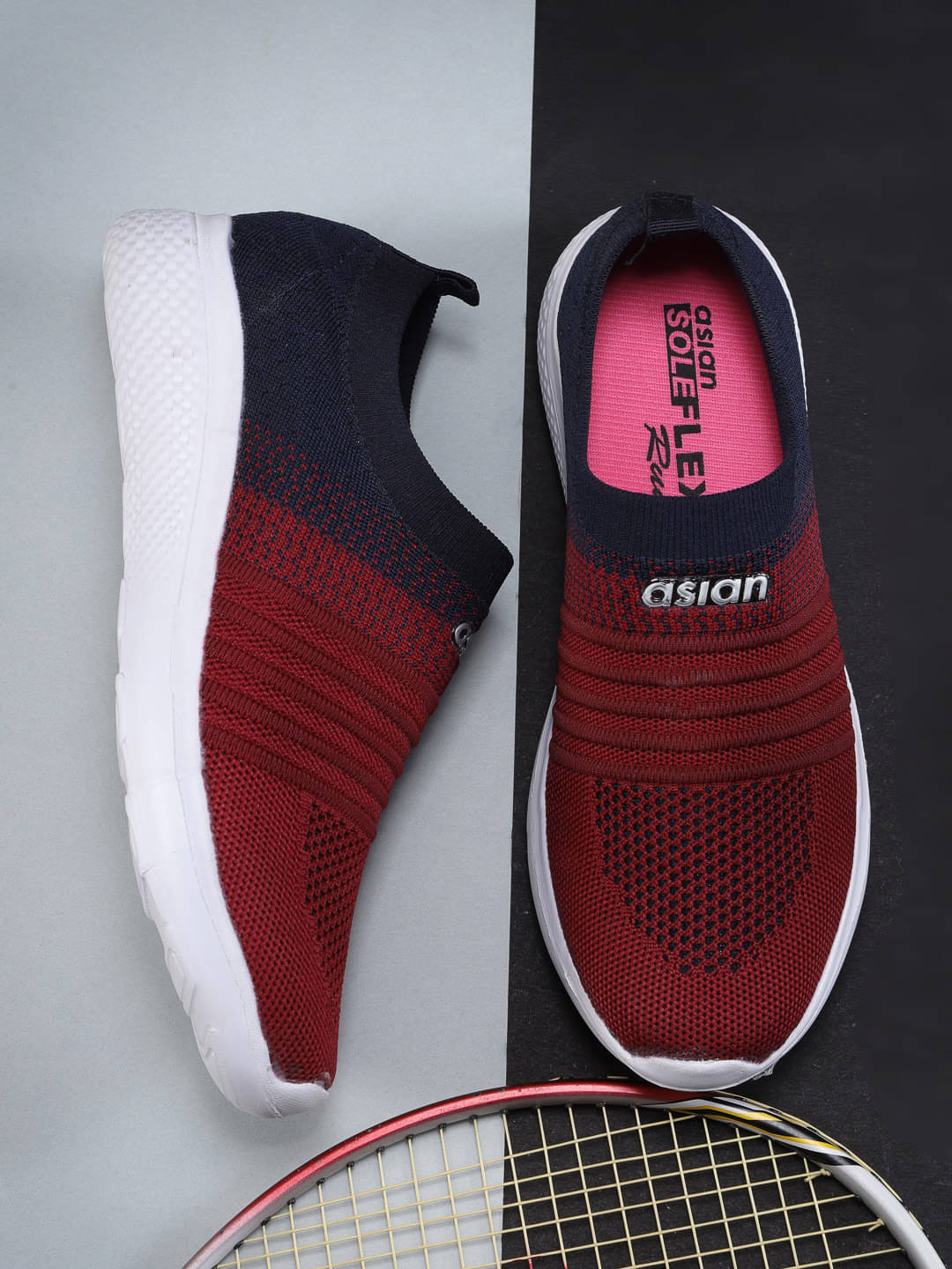     			ASIAN - Maroon Women's Running Shoes