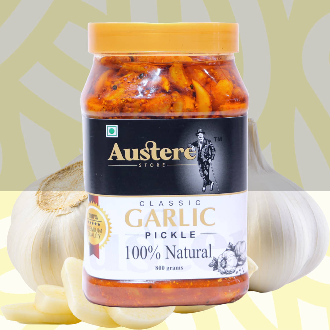     			Austere GARLIC Vegetable Pickle 800 g