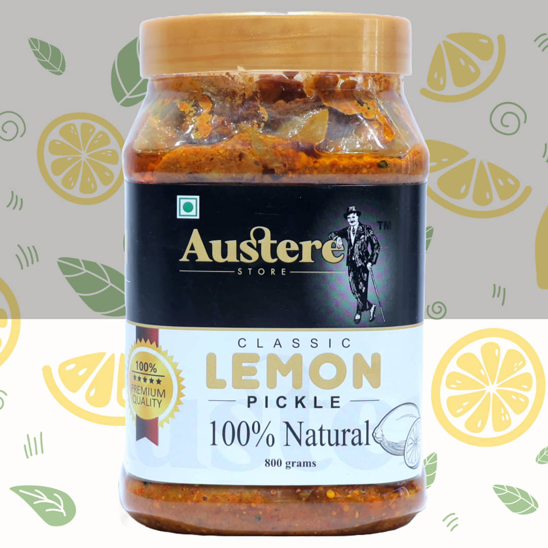 Austere store lemon Vegetable Pickle 800 g Austere store lemon Vegetable Pickle 800 g