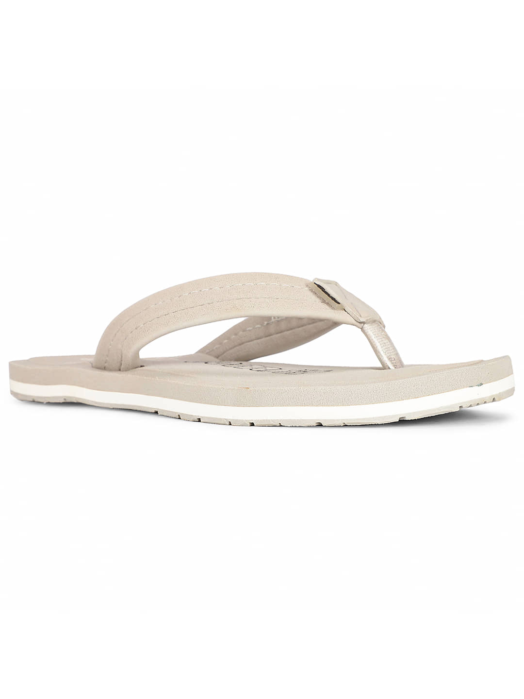 Bata Beige Men's Thong Flip Flop
