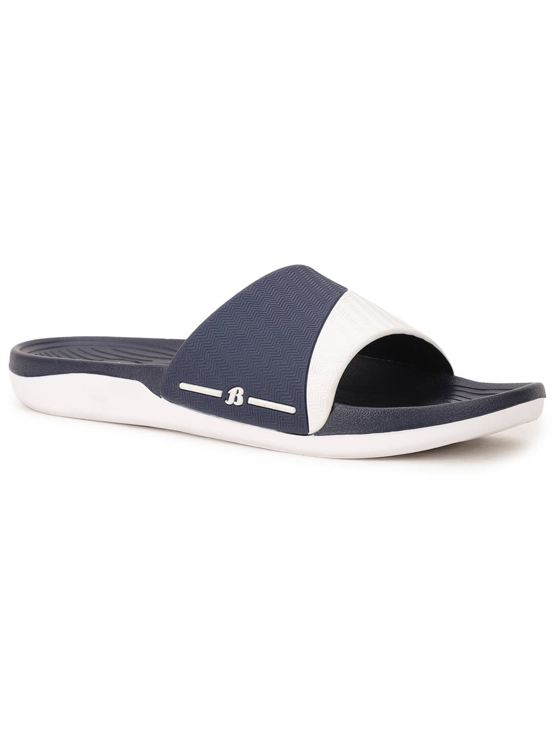     			Bata Navy Men's Slide Flip Flop