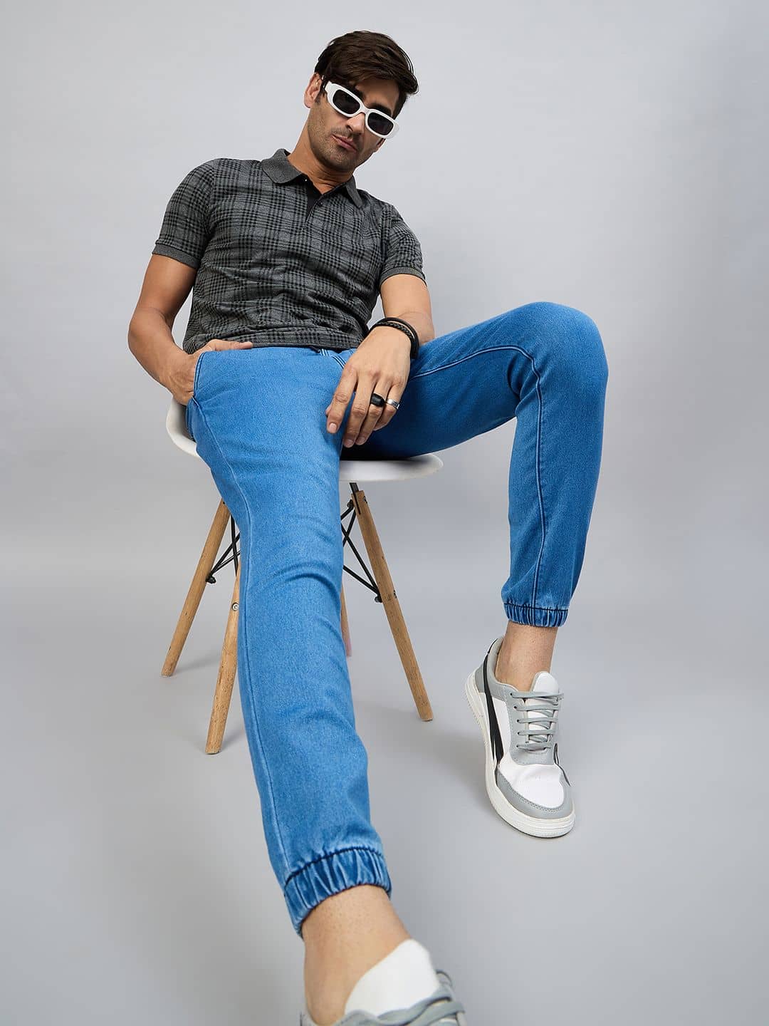Club York Regular Fit Basic Men's Jeans - Light Blue ( Pack of 1 ) - Jeans | Buy online on ZillyBuy