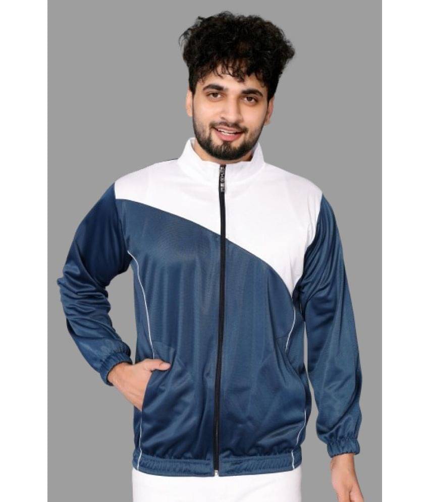     			Estro Polyester Men's Casual Jacket - Blue ( Pack of 1 )