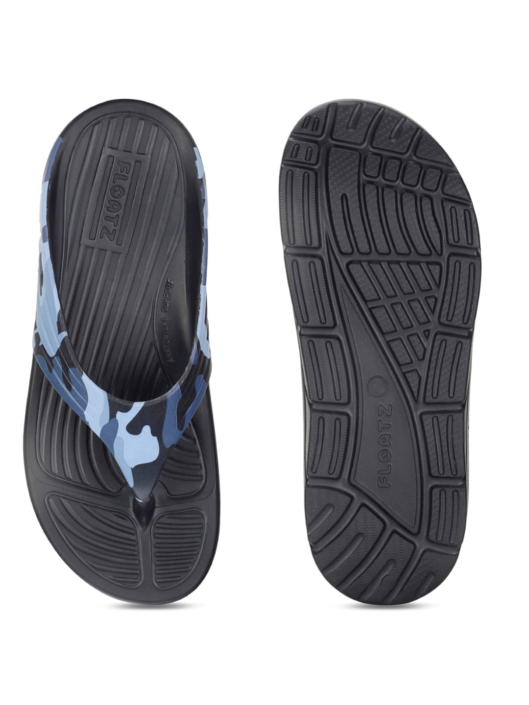     			Floatz Blue Men's Thong Flip Flop