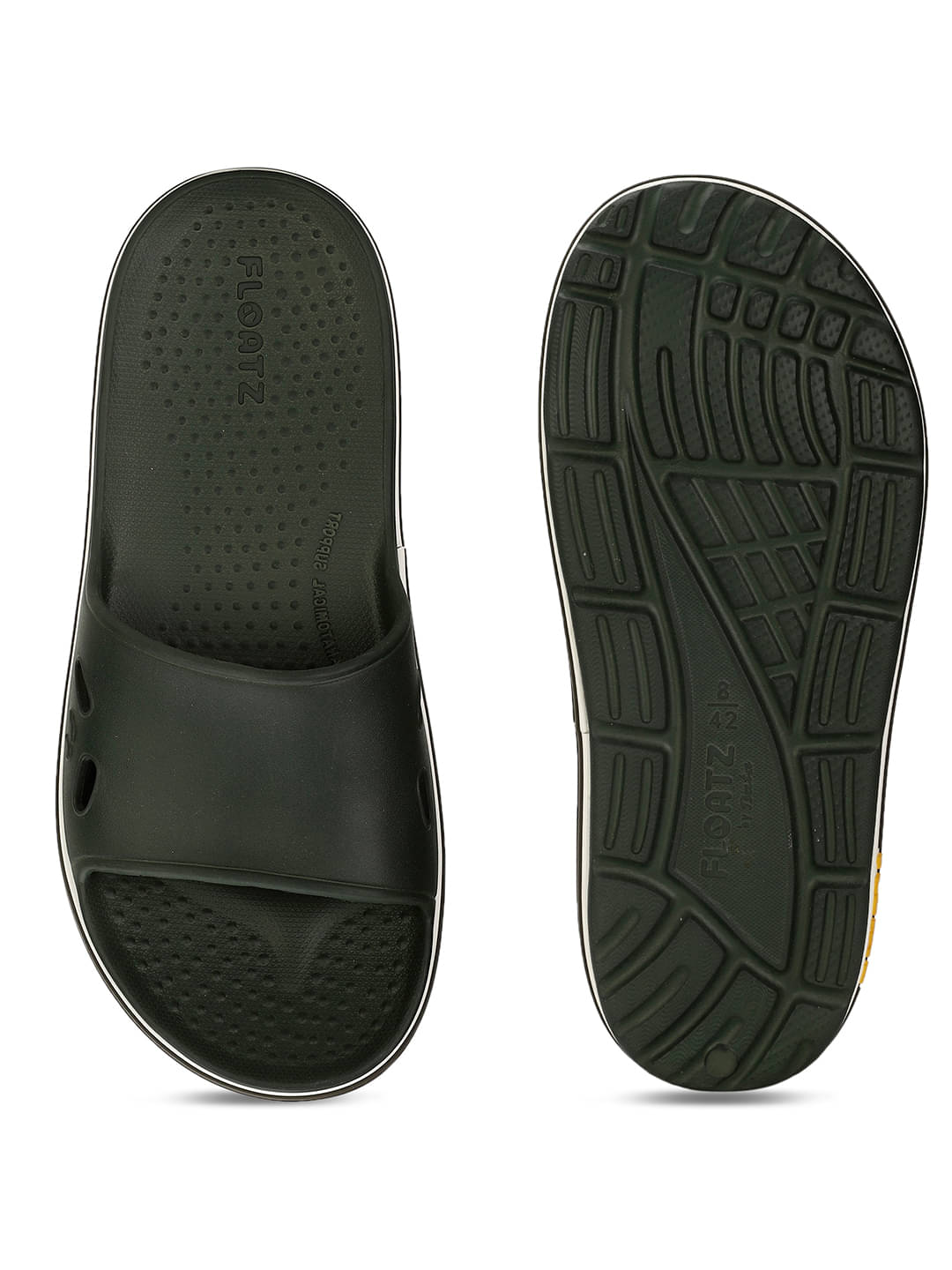     			Floatz Olive Men's Slide Flip Flop