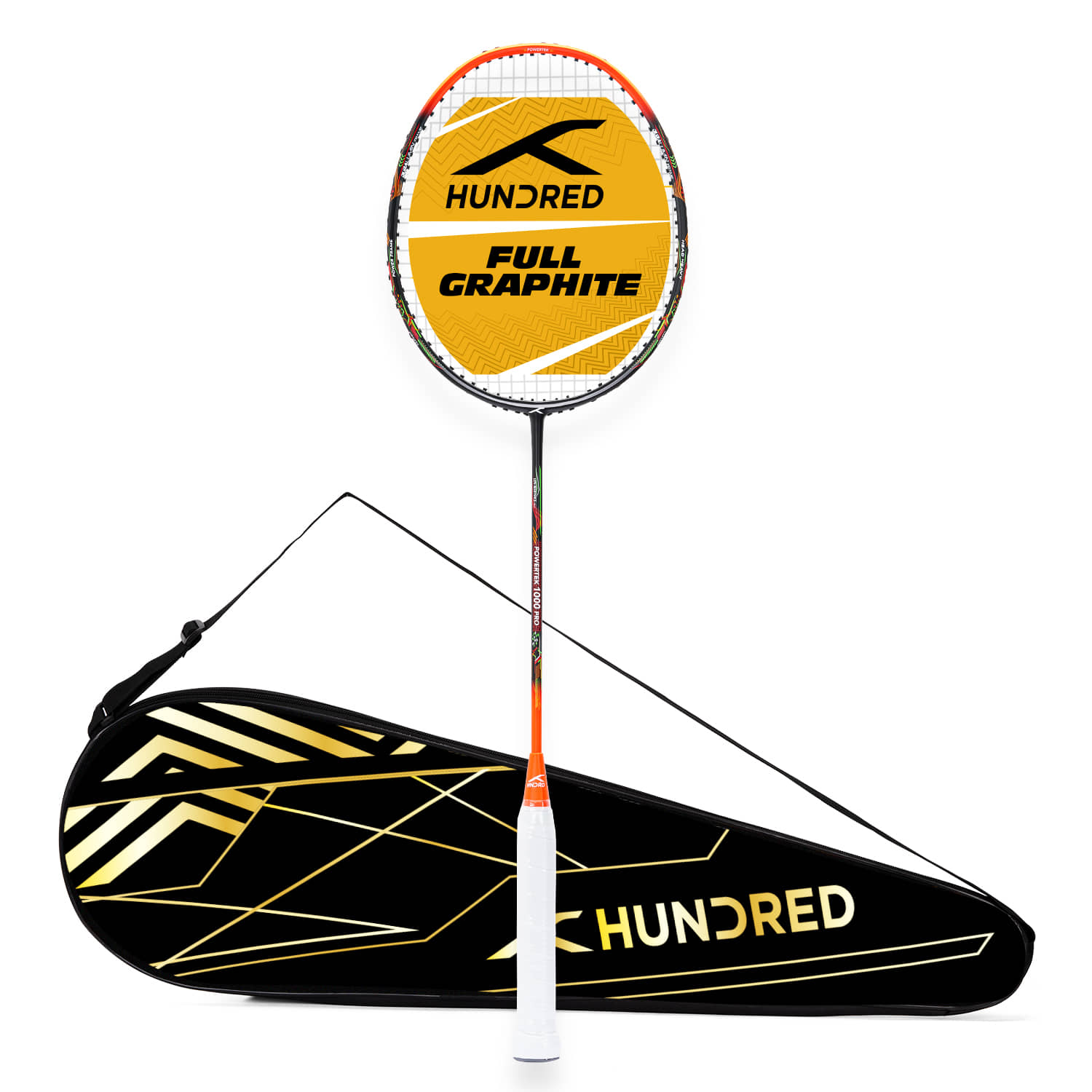 HUNDRED Multicolor Badminton Racquet ( Pack of 1 ) - Sports and Fitness Equipment | Buy online on ZillyBuy