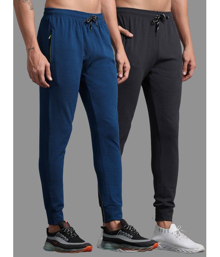JILZ Multicolor Polyester Men's Joggers ( Pack of 2 ) JILZ Multicolor Polyester Men's Joggers ( Pack of 2 )
