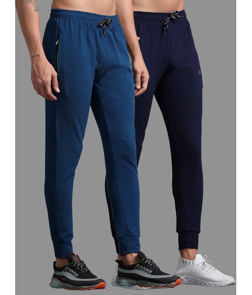 JILZ Multicolor Polyester Men's Joggers ( Pack of 2 ) - Track Pants | Buy online on ZillyBuy