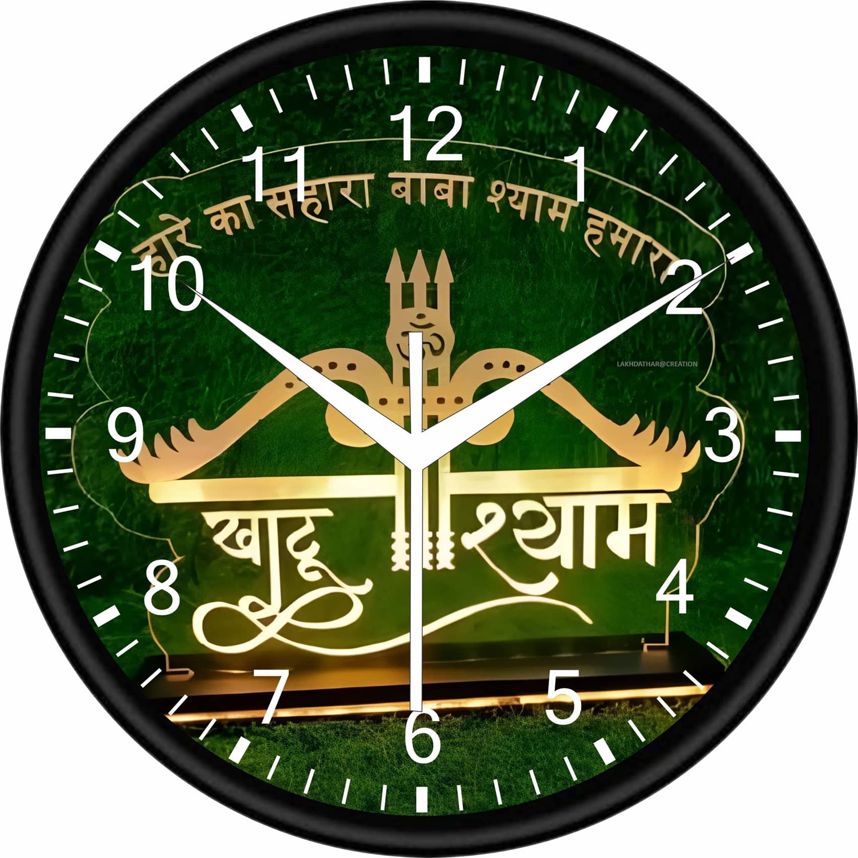 KP CRAFT Circular Analog Wall Clock
