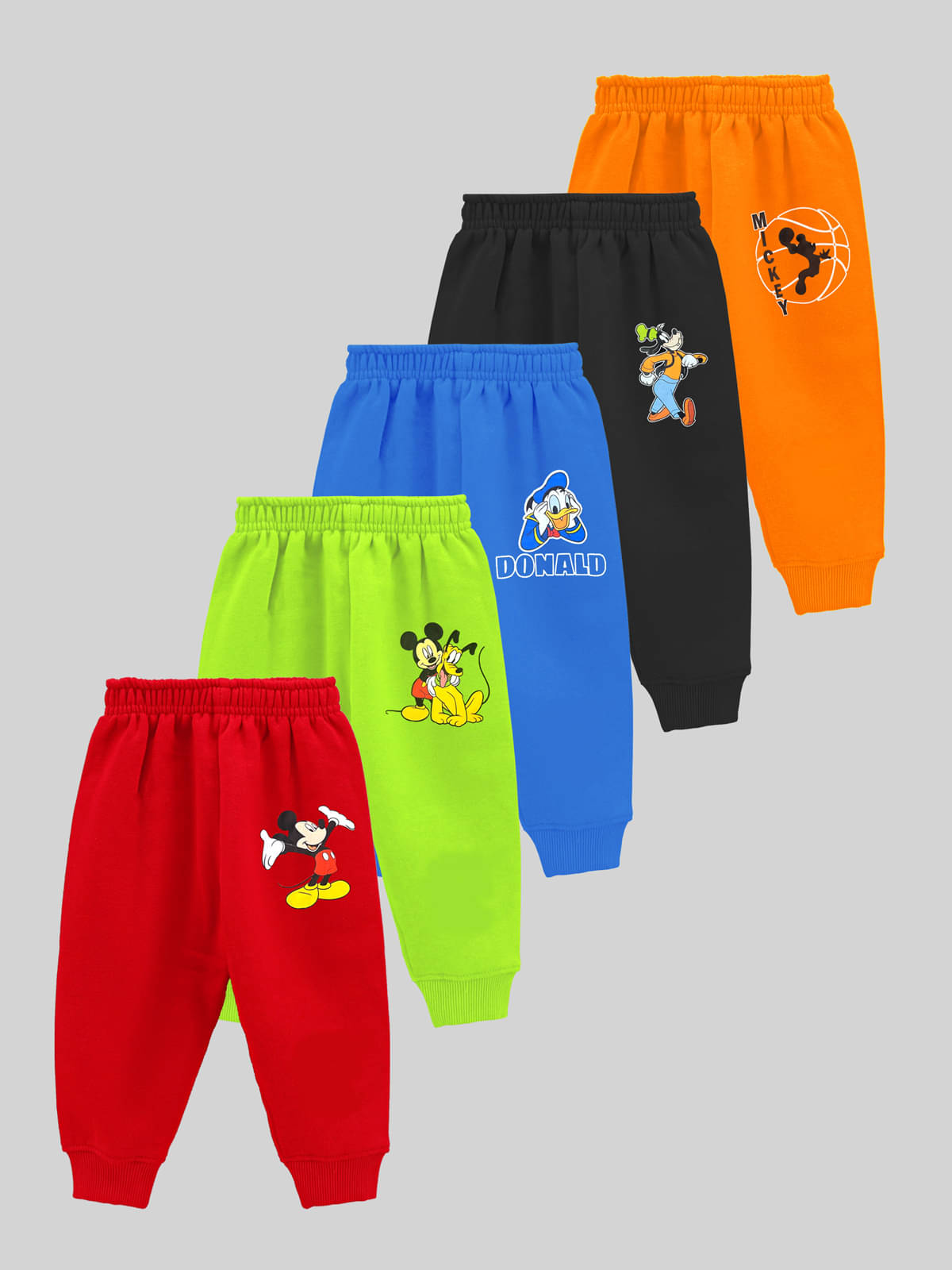 Kuchipoo Pack of 5 Baby Boys Cotton Blend Trackpant ( Multicolor 12 ) Kuchipoo Pack of 5 Baby Boys Cotton Blend Trackpant ( Multicolor 12 )