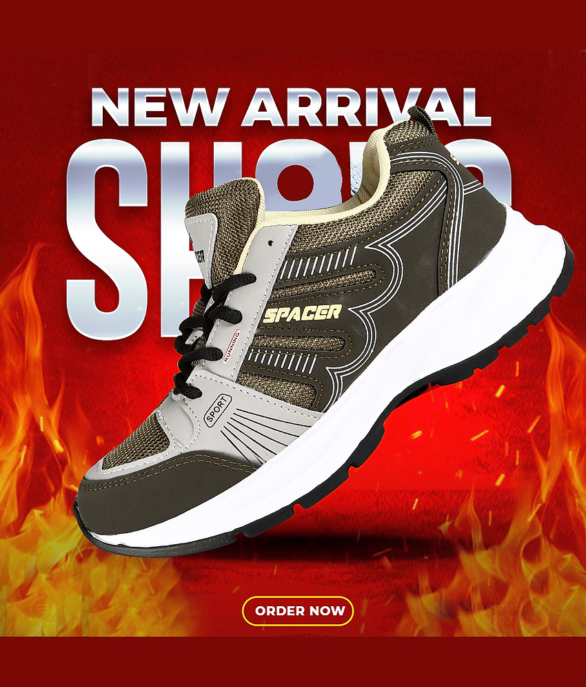 RICKENBAC WONDER-02 Green Men's Sports Running Shoes