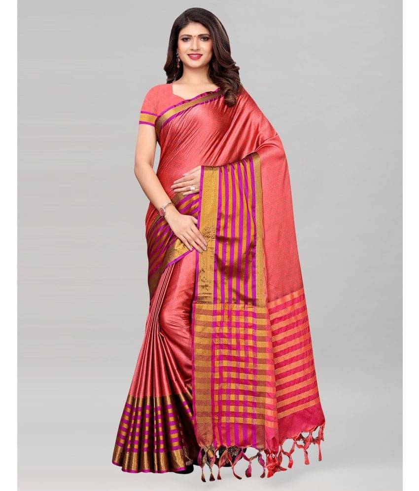 Samah Silk Blend Self Design Saree With Unstitched Blouse Piece ( Mauve ) Samah Silk Blend Self Design Saree With Unstitched Blouse Piece ( Mauve )
