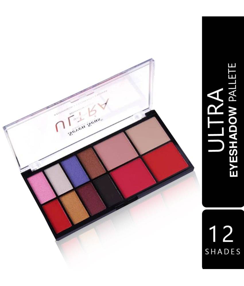 Seven Seas Ultra Smooth Eye shadow Palette 8 Eye Shadow 2 Compact & 2 Blusher Seven Seas Ultra Smooth Eye shadow Palette 8 Eye Shadow 2 Compact & 2 Blusher