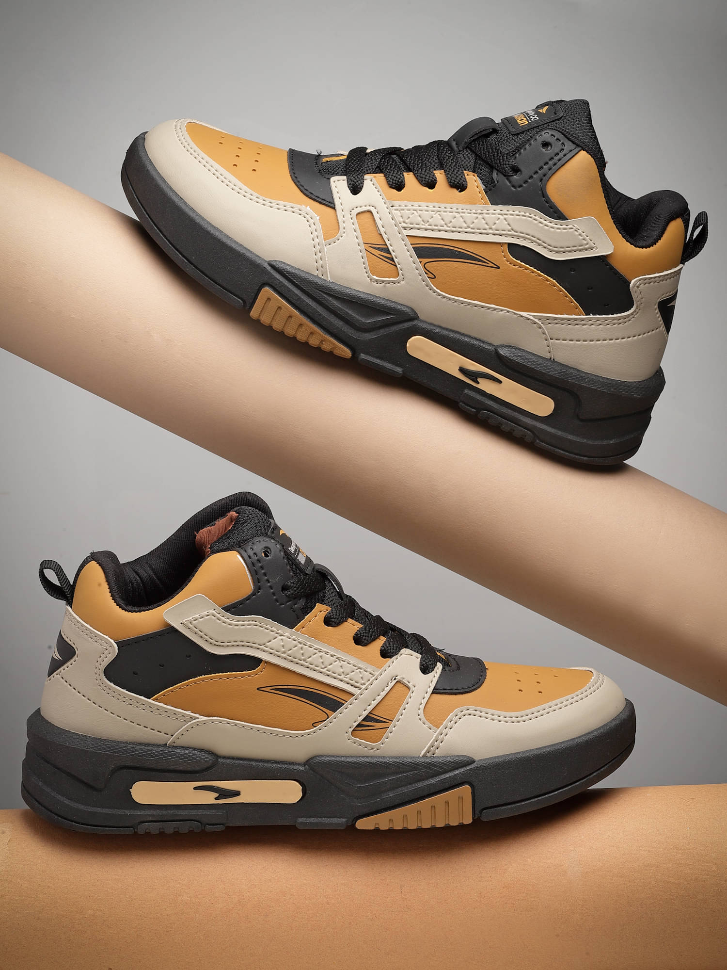     			ASIAN MEXICO-11 Beige Men's Sneakers