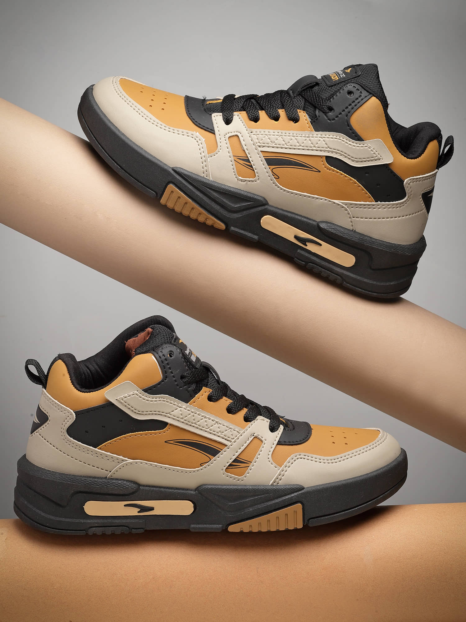 ASIAN MEXICO-11 Mustard Men's Sneakers - Casual Shoes | Buy online on ZillyBuy