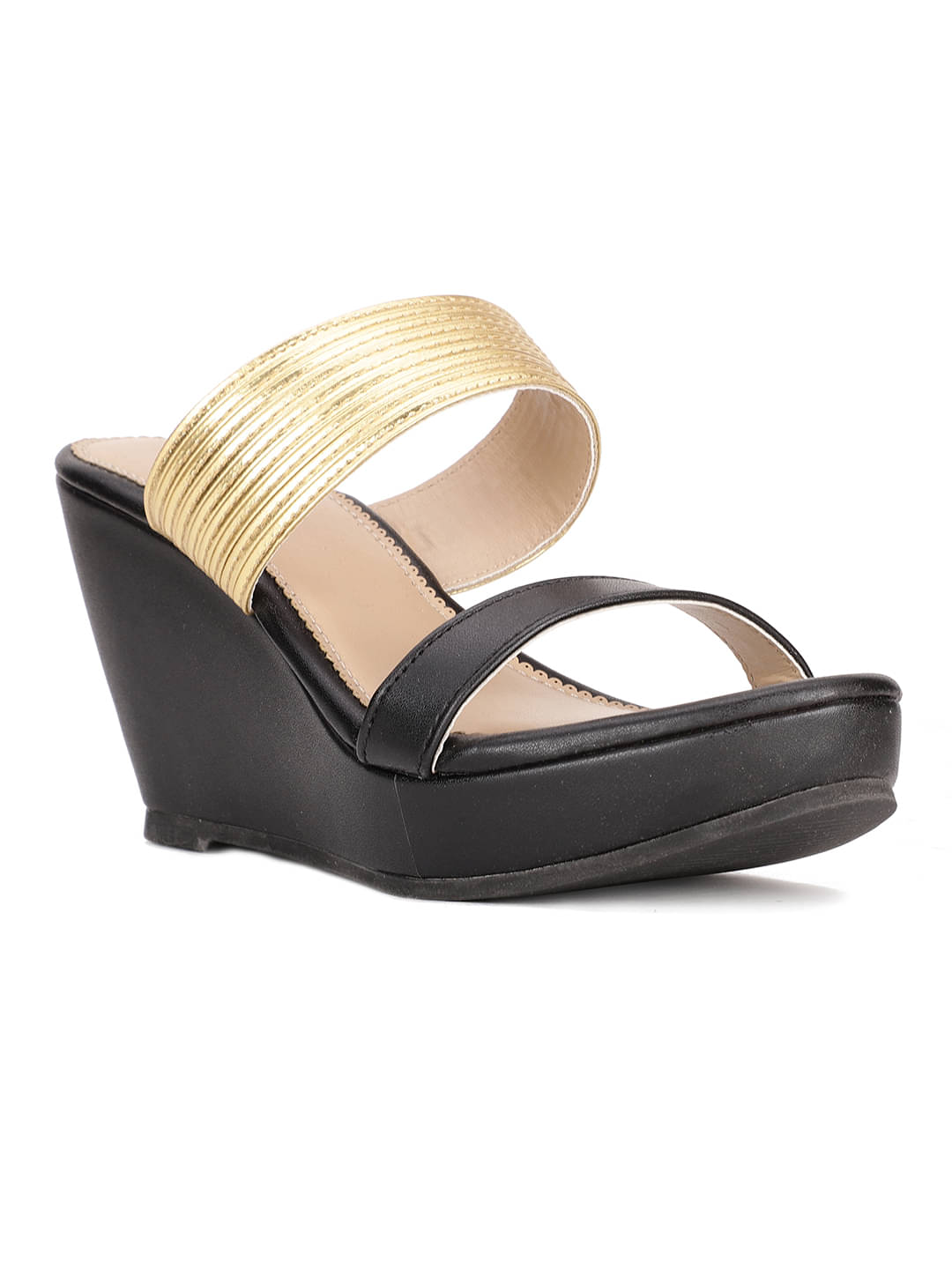     			Bata Black Women's Slip On Heels