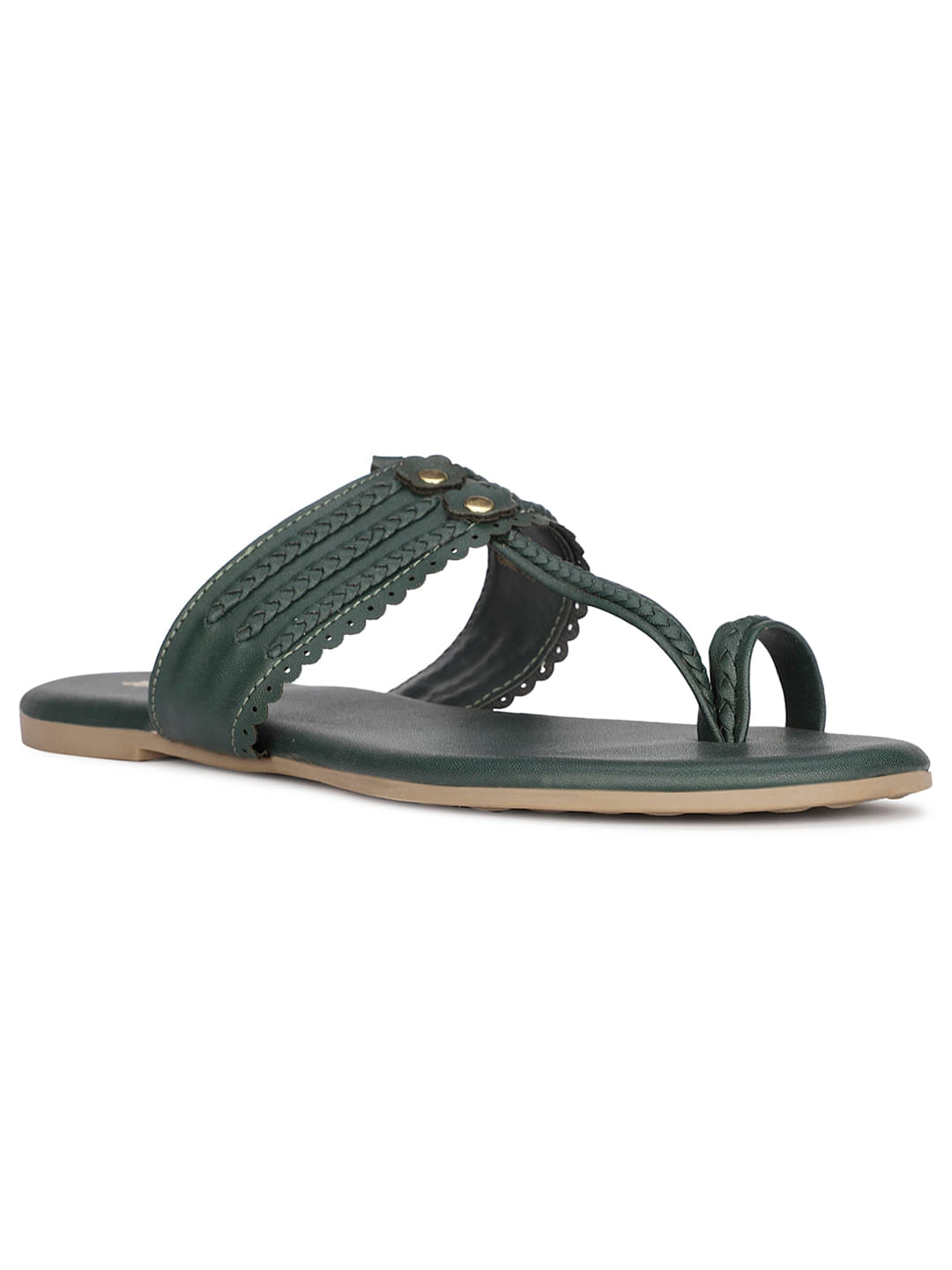     			Bata Green Women's Flats