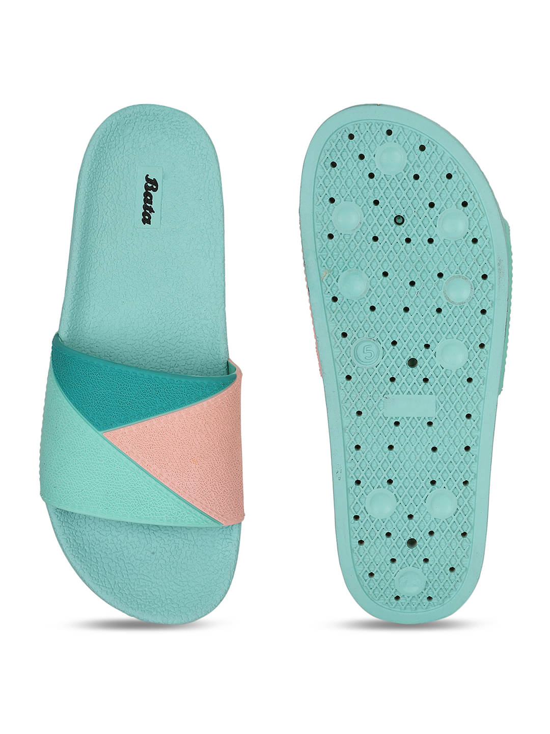     			Bata Green Women's Slide