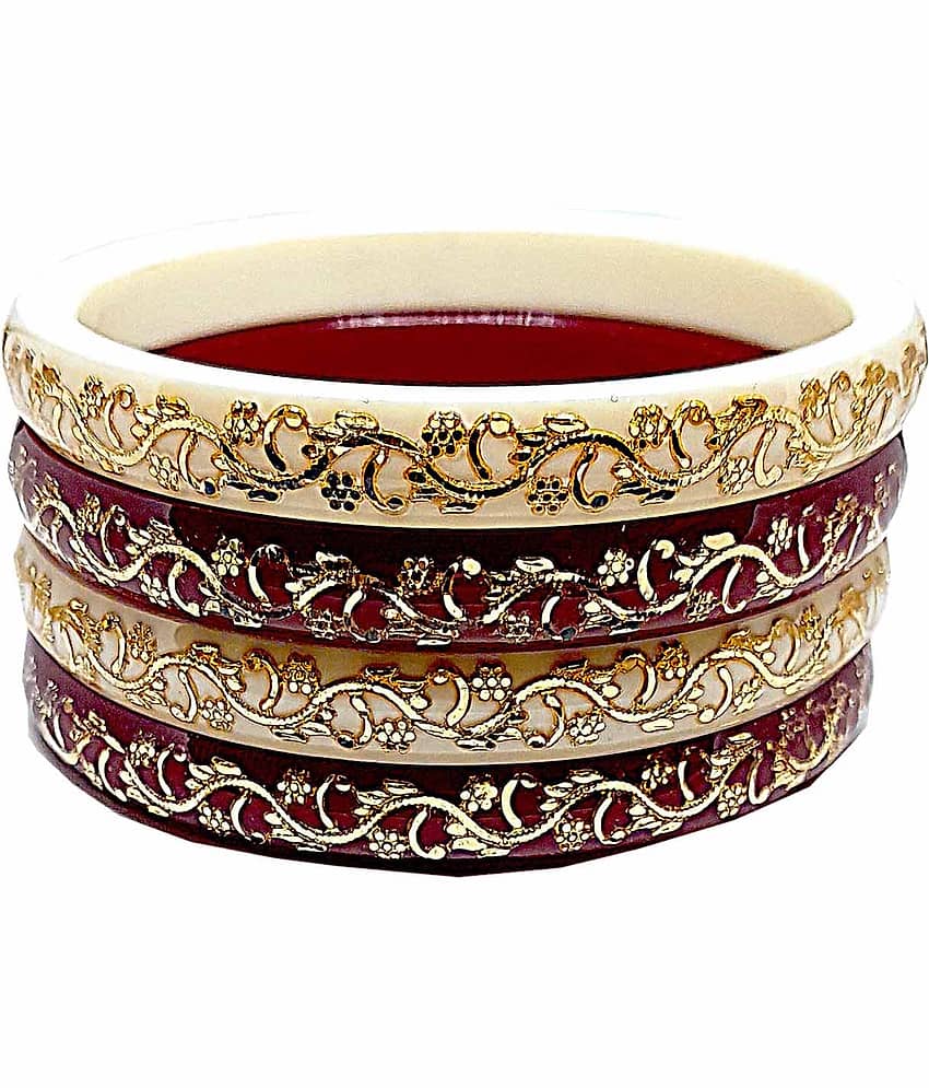 Bovzen Multicolor Bangle Set ( Pack of 4 ) - Bangles & Bracelets | Buy online on ZillyBuy