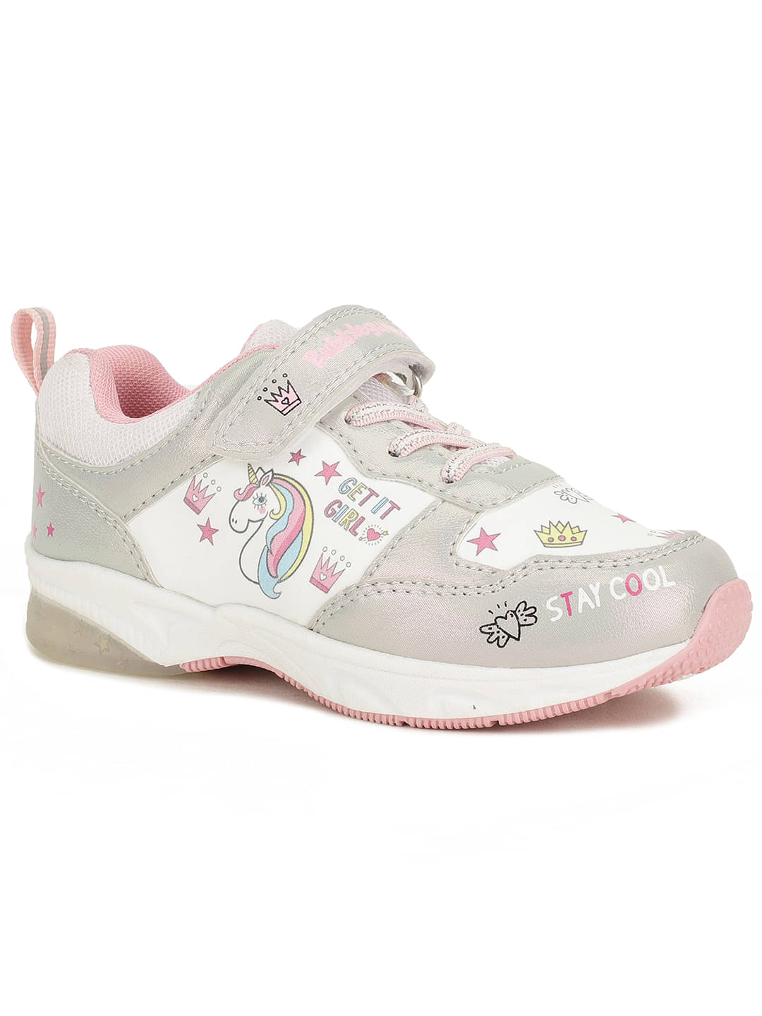     			Bubble Gummers by BATA - Gray Boy's Sneakers ( 1 Pair )