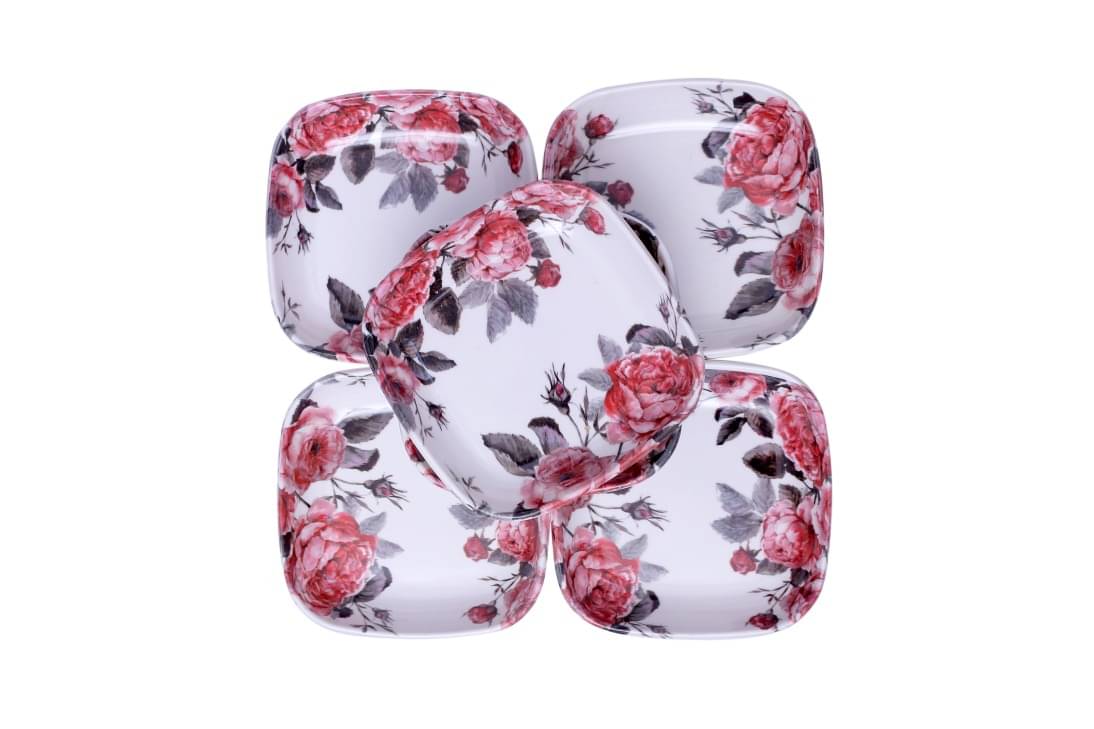     			Carnival 6 Pcs Melamine Multi Color Quarter Plate