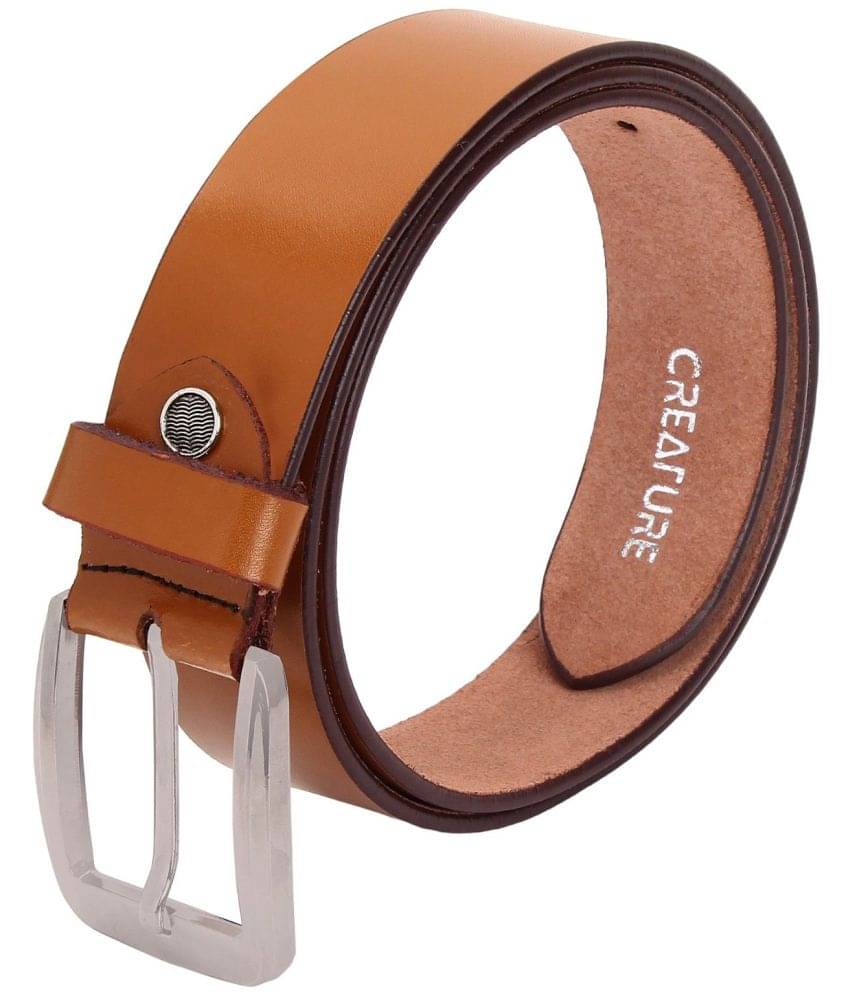     			Creature - Tan Leather Men's Formal Belt ( Pack of 1 )