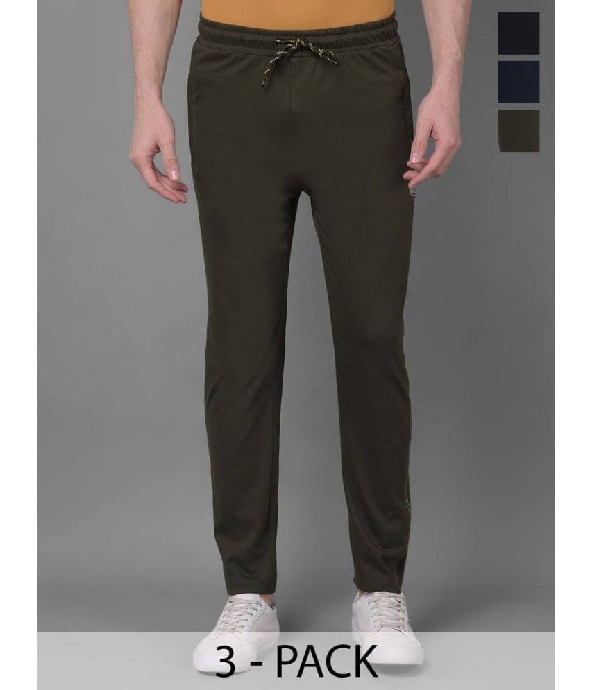 Dollar Multicolor Cotton Blend Men's Trackpants ( Pack of 3 ) Dollar Multicolor Cotton Blend Men's Trackpants ( Pack of 3 )