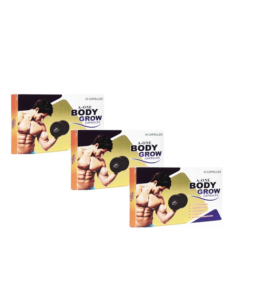 Dr. Chopra GG A-One Body grow capsules 10 no.s Unflavoured Pack of 3 Dr. Chopra GG A-One Body grow capsules 10 no.s Unflavoured Pack of 3