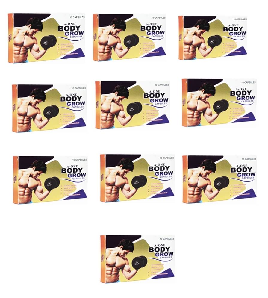 Dr. Chopra GG A-One Body grow capsules 10 no.s Unflavoured Pack of 10 Dr. Chopra GG A-One Body grow capsules 10 no.s Unflavoured Pack of 10