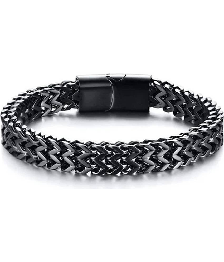 FASHION FRILL Black Bracelet ( Pack of 1 ) - Bangles & Bracelets | Buy online on ZillyBuy