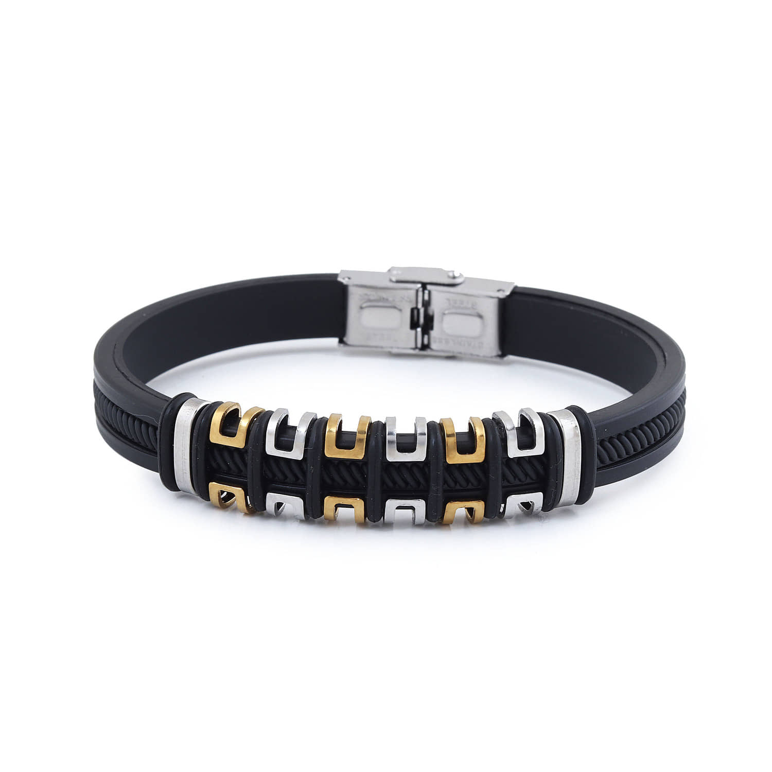 FASHION FRILL Black Bracelet ( Pack of 1 ) - Bangles & Bracelets | Buy online on ZillyBuy