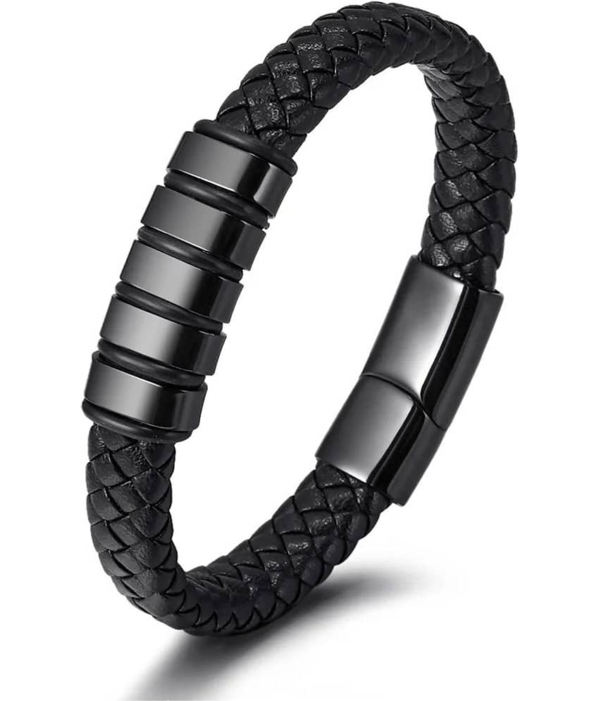 FASHION FRILL Black Bracelet ( Pack of 1 ) - Bangles & Bracelets | Buy online on ZillyBuy