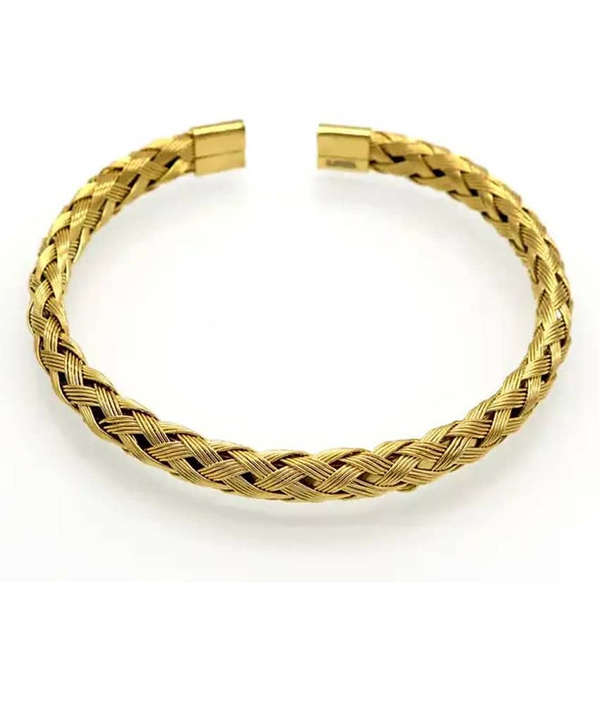 FASHION FRILL Gold Bracelet ( Pack of 1 ) - Bangles & Bracelets | Buy online on ZillyBuy