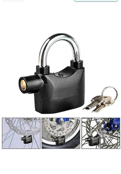     			FSN Bicycle Locks ( Pack of 1 )