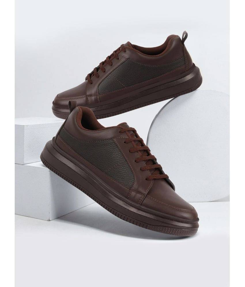     			Fausto Brown Men's Sneakers