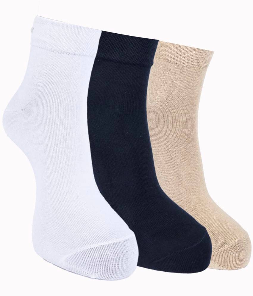 Force NXT Cotton Blend Men's Solid Multicolor Ankle Length Socks ( Pack of 3 ) Force NXT Cotton Blend Men's Solid Multicolor Ankle Length Socks ( Pack of 3 )