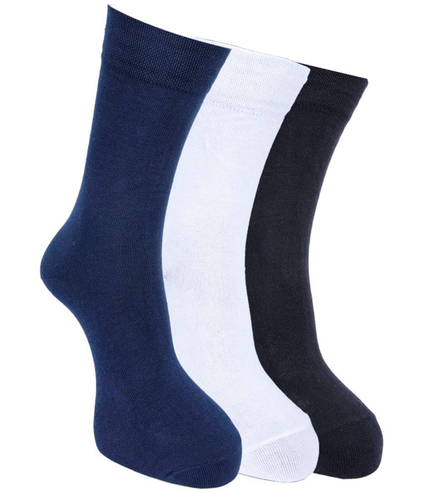 Force NXT Cotton Blend Men's Solid Multicolor Full Length Socks ( Pack of 3 ) Force NXT Cotton Blend Men's Solid Multicolor Full Length Socks ( Pack of 3 )