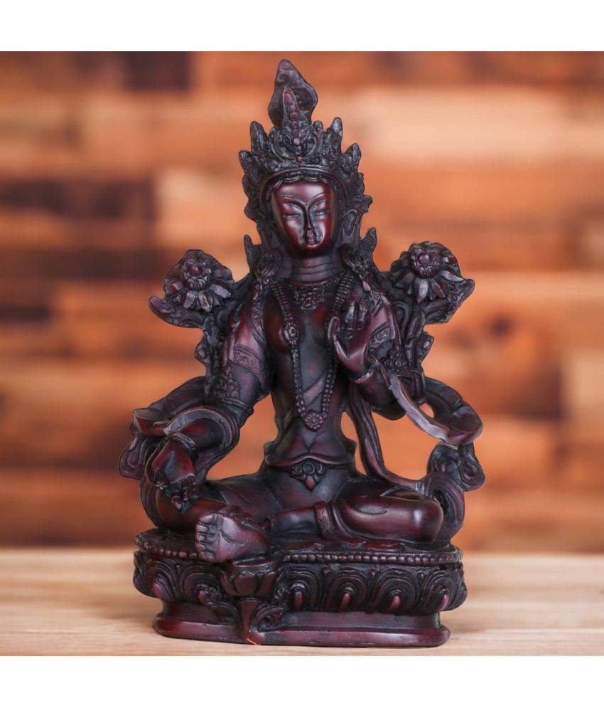     			GLOBAL AROMA Resin Goddess Laxmi Idol ( 20 cm )
