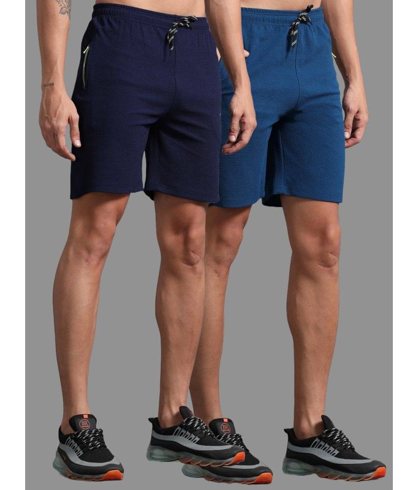 JILZ Multi Polyester Men's Shorts ( Pack of 2 ) JILZ Multi Polyester Men's Shorts ( Pack of 2 )